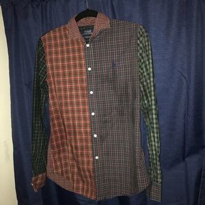 men’s polo button down